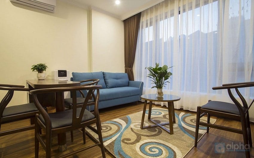 Duluxe one bedroom for lease on Tran Quoc Hoan Str., Cau Giay Area