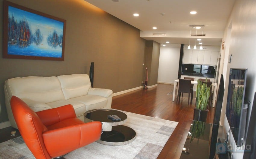 Modern style apartment with 3 bedrooms in Lancaster Hanoi for rent