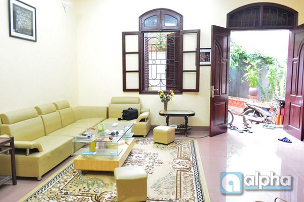 Bright house for rent in Doi Can, Ba Dinh, 03 bedrooms