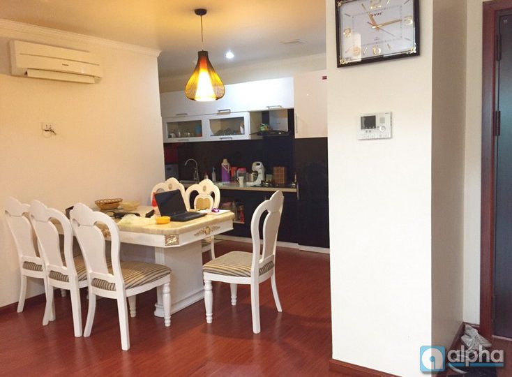 Nice interior aprtment for rent in Goden Palace, Ha Noi