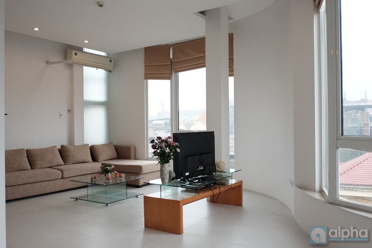 Full of natural light Serviced apartment for Rent in Truc Bach area