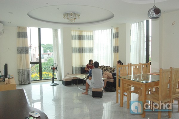 2 bedroom apartment for rent in Truc Bach area, furnished and bright