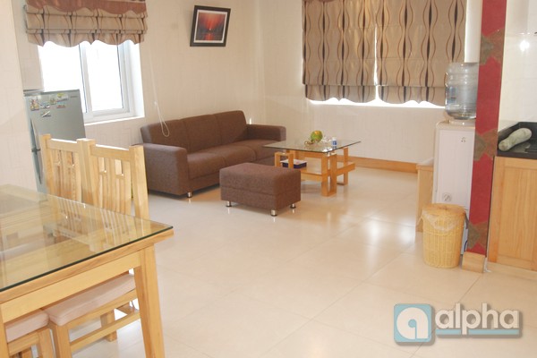 Serviced apartment with separate bedroom in Cau Giay area for lease