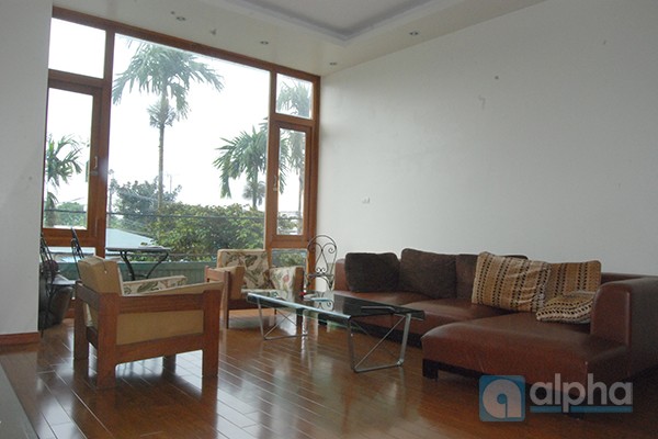Modern design house for rent in Tay Ho area, 4 bedrooms, garage