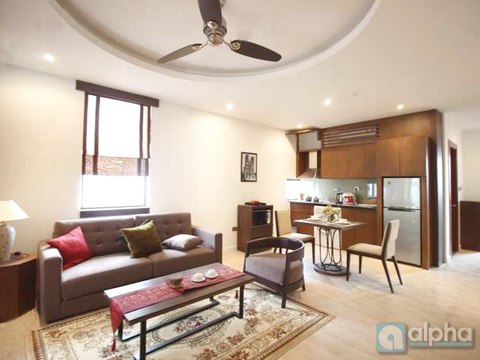Cho thuê căn hộ dịch vụ 1 phòng ngủ, nội thất hiện đại tại Hoàn Kiếm