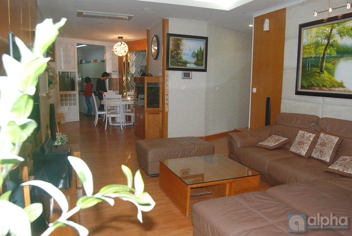Cho thuê căn hộ Keangnam Hà Nội, 3 phòng ngủ nội thất đẹp
