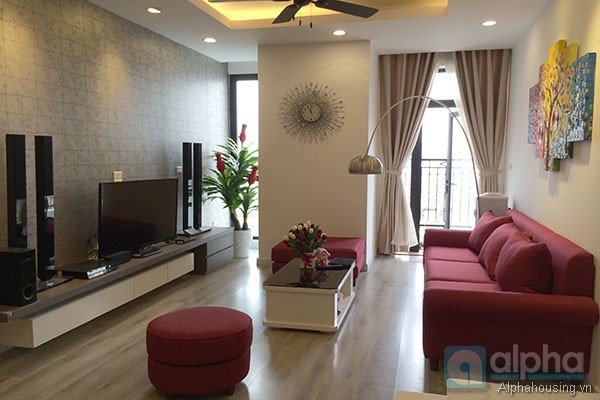 Spacious and modern furnished apartment for rent in Royal City, Thanh Xuan
