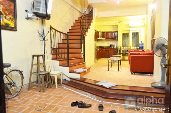 Two bedrooms house for rent in Kim Ma, Ba Dinh, Ha Noi.