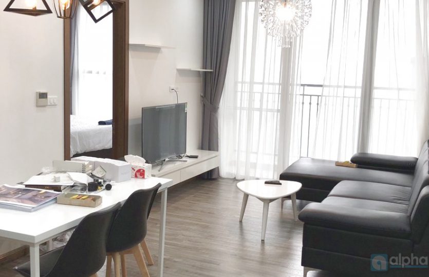 Charming apartment, high floor – nice view – modern furniture.