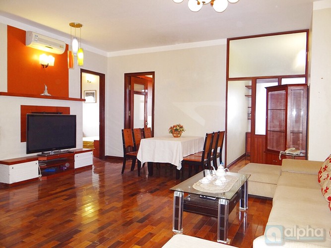 Spacious apartment for rent in Ba Dinh district, Fully furnished