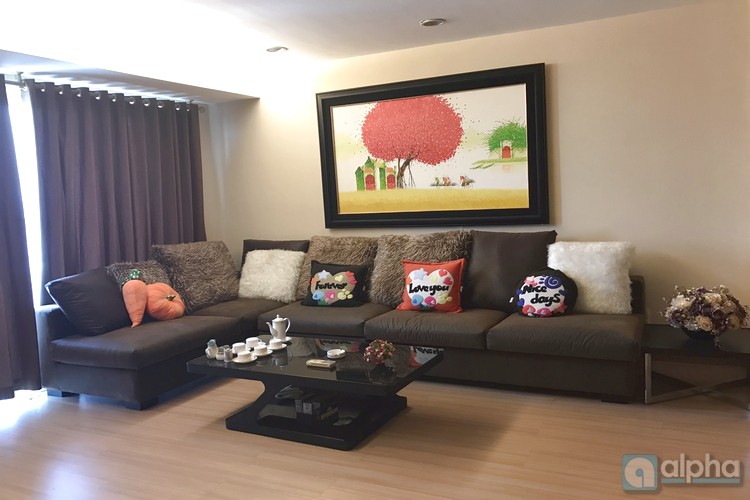 Luxury three bedroom apartment to rent in Sky City-88 Lang Ha