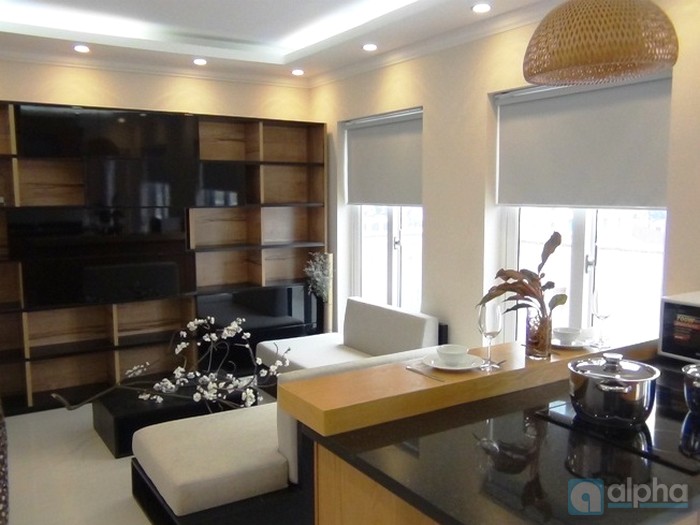 Furnished apartment for rent in Ba Dinh. Moden and bright