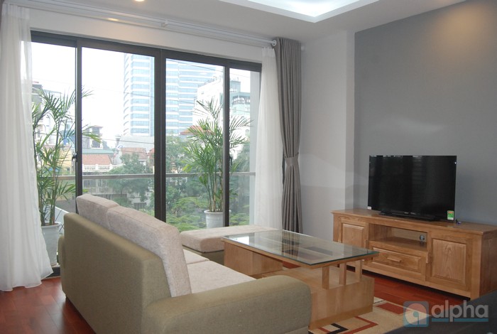 Apartment for lease in Truc Bach, Ha Noi, one bedroom, balcony