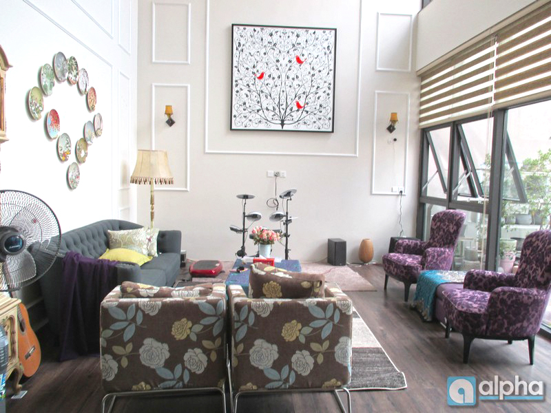 Duplex apartment for rent in Thang Long Number one