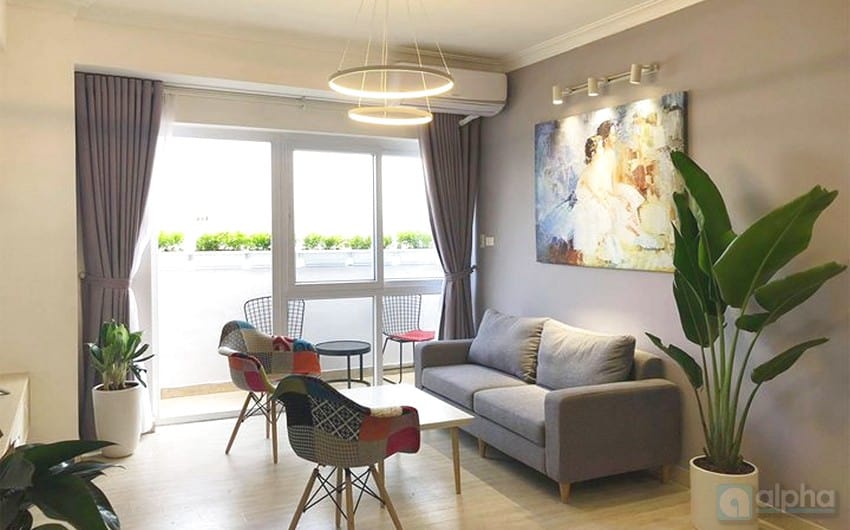 TOP-Floor Stylish 3-Bedroom Apartment for rent in Cau Giay