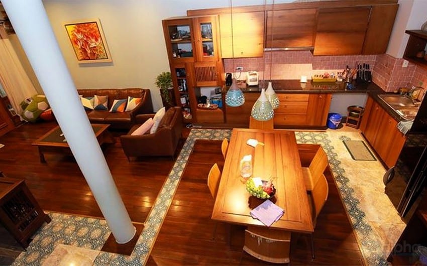 Cozy house 3 bedrooms with a yard for rent in Dang Thai Mai Street!