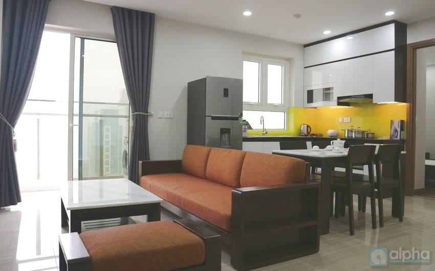 Newly built apartment with 2 bedrooms in Link tower Ciputra.