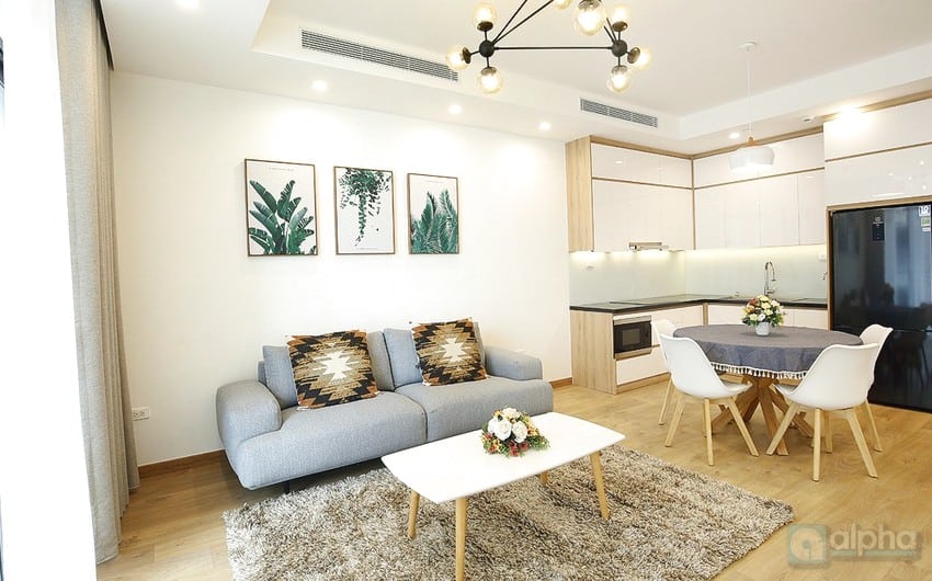 Brand-new two bedroom apartment for rent in Sun Grand City Thuy Khue