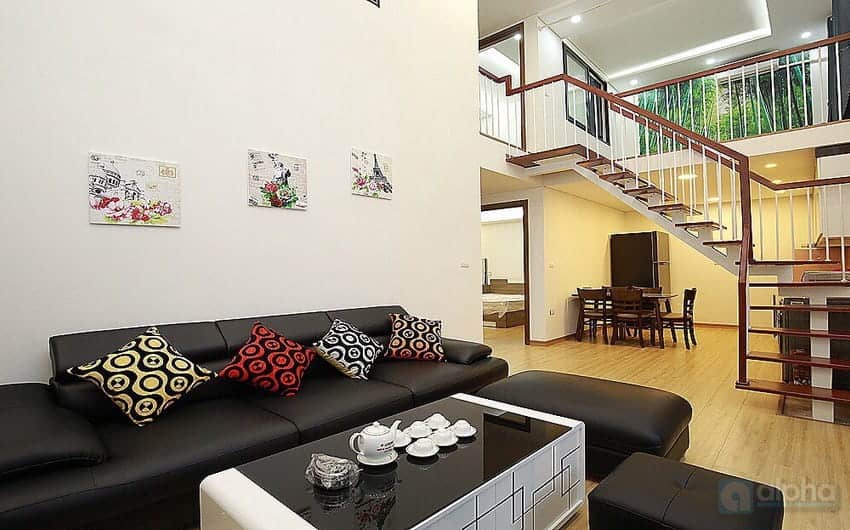Contemporary four bedroom house for lease in Tay Ho
