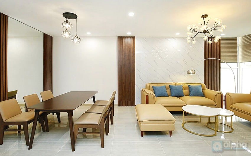 Cho thuê căn hộ 3 phòng ngủ đầy đủ nội thất hiện đại tại Ciputra Hà Nội