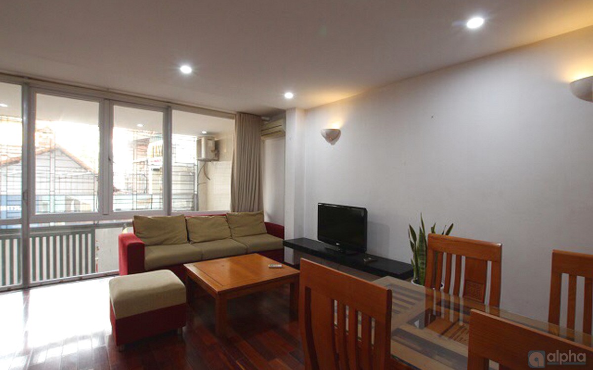 Cozy 2-bedroom apartment in To Ngoc Van street, Tay Ho district, with large space