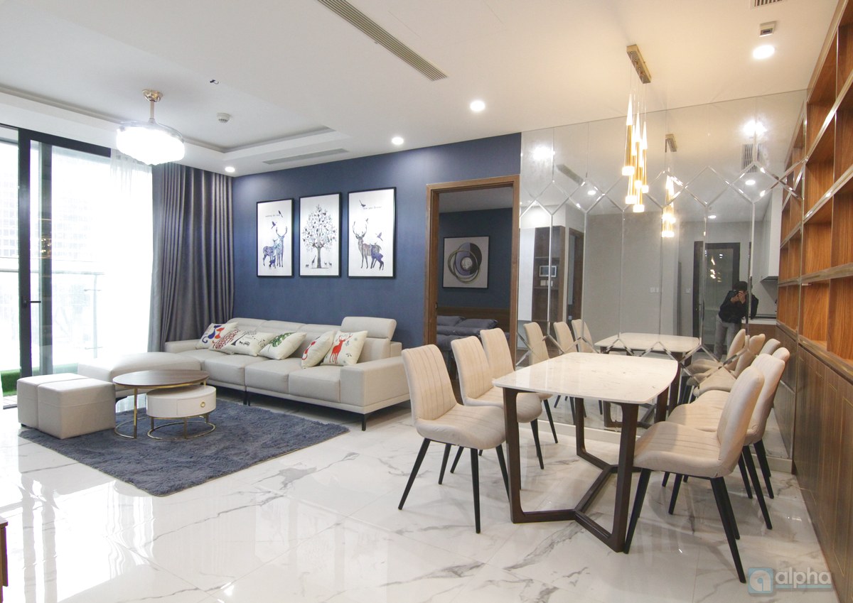 Impressive design in the apartment for rent in Sunshine City – Ciputra Hanoi