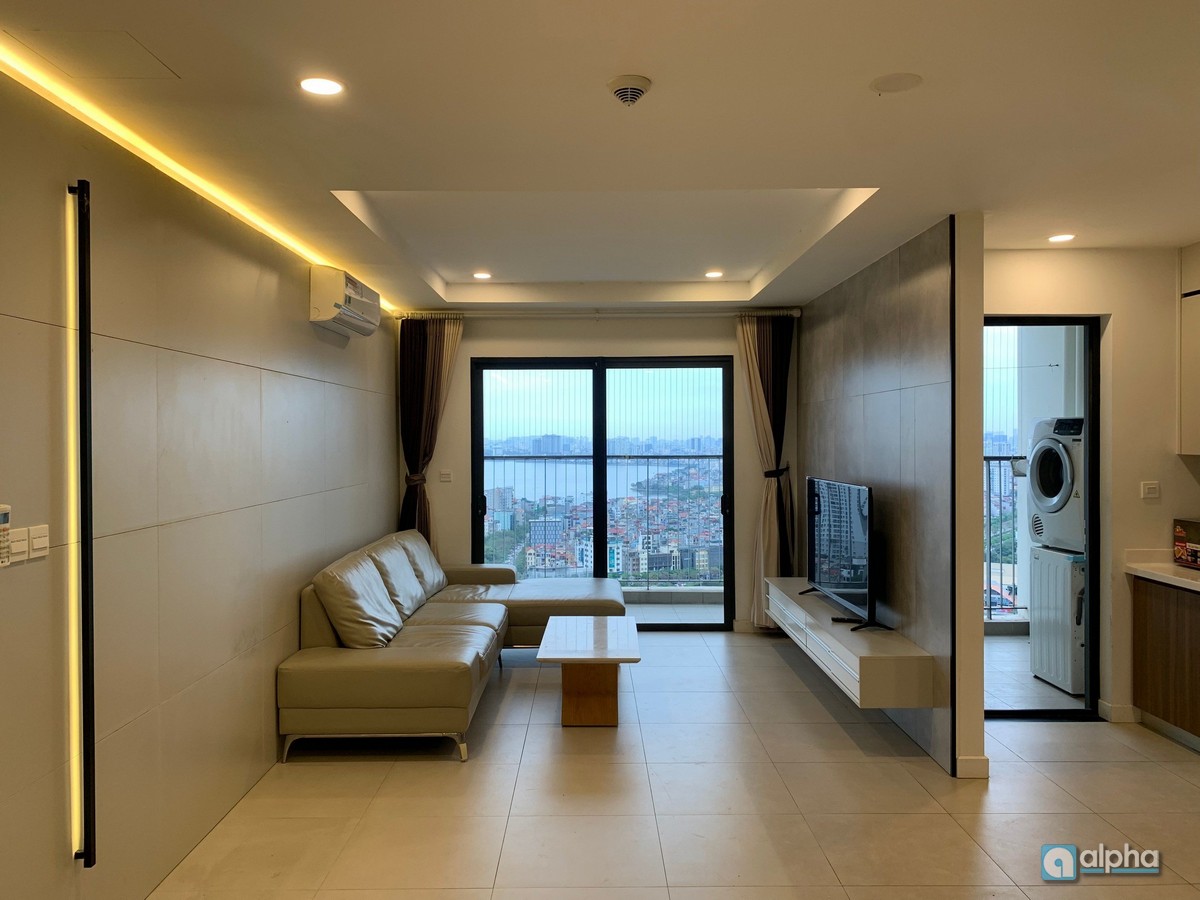 Lake view on high floor apartment to lease in Kosmo Tay Ho
