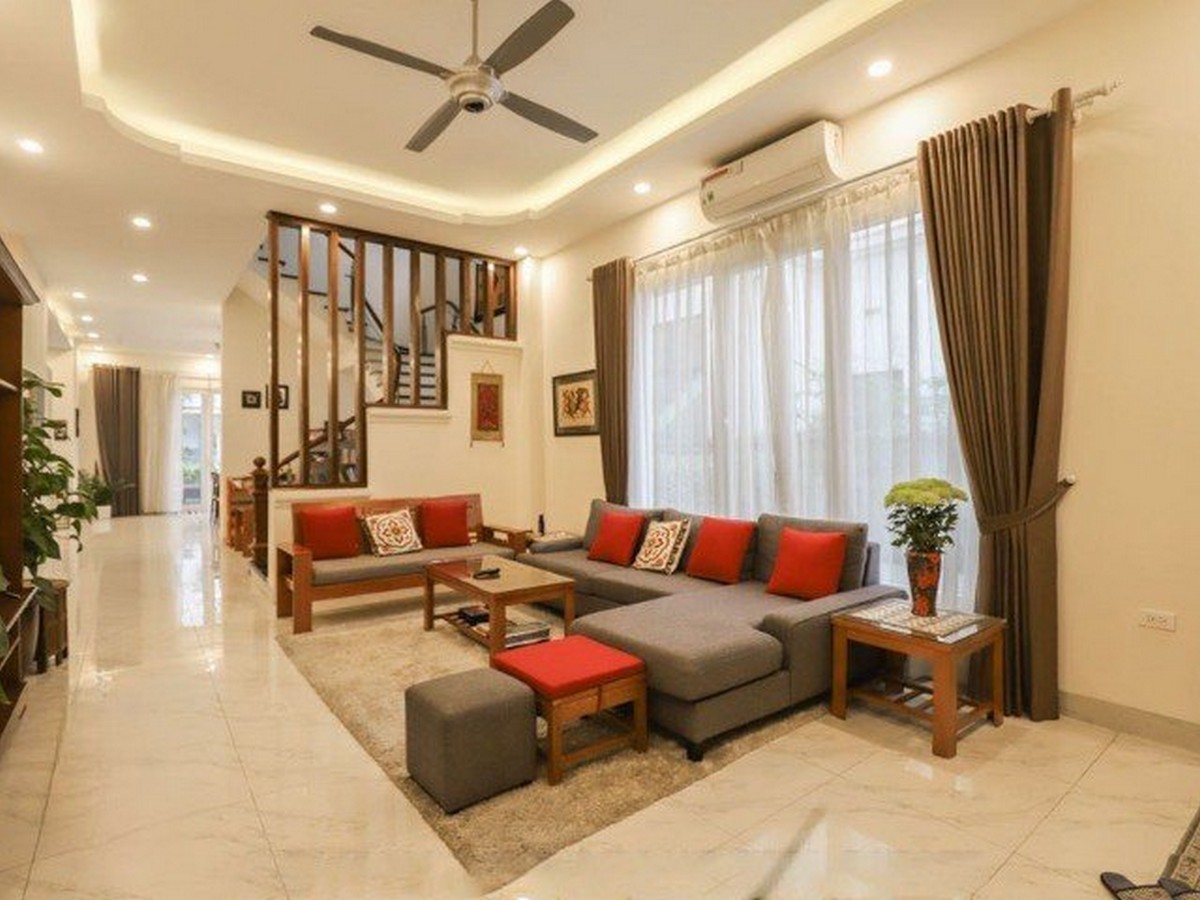 Mellifluous style in villa to rent Vinhomes Riverside