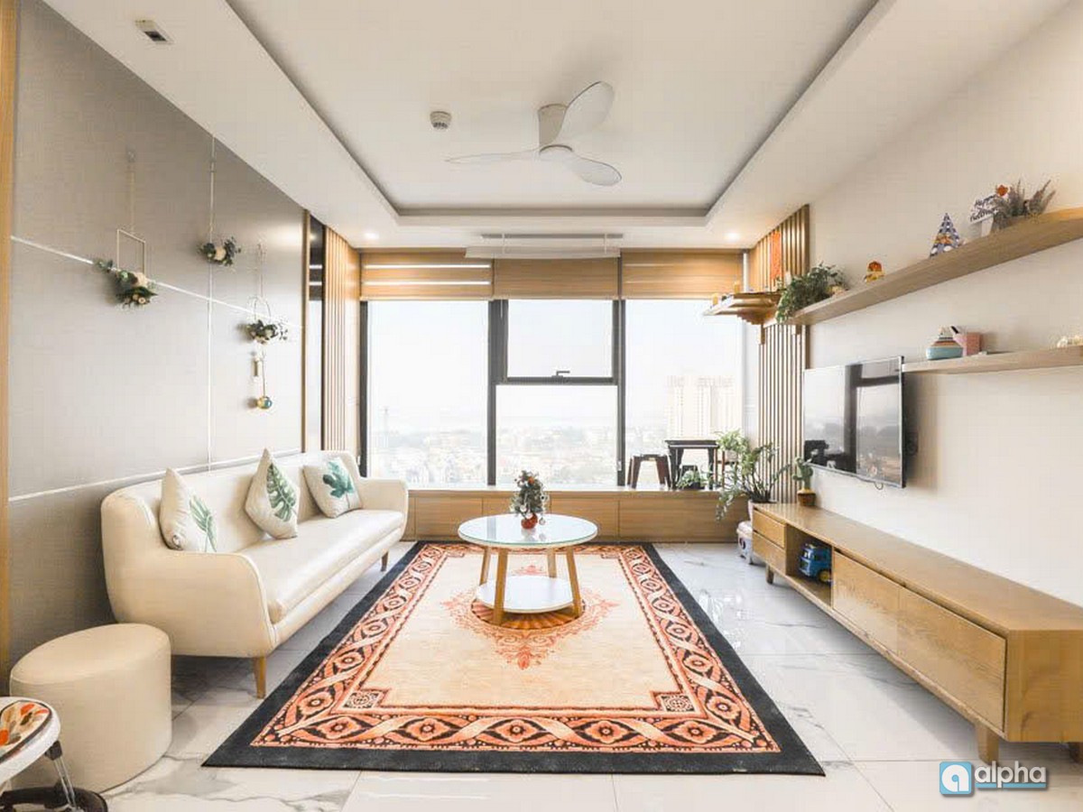 Cho thuê căn hộ 3 phòng ngủ nội thất sángđẹp tại Sunshine City