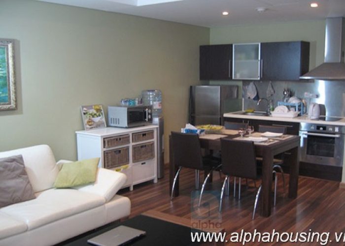 Modern one bedroom apartment for rent in Pacific, Ly Thuong Kiet, Ha Noi
