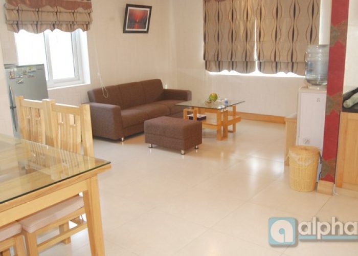 Serviced apartment with separate bedroom in Cau Giay area for lease