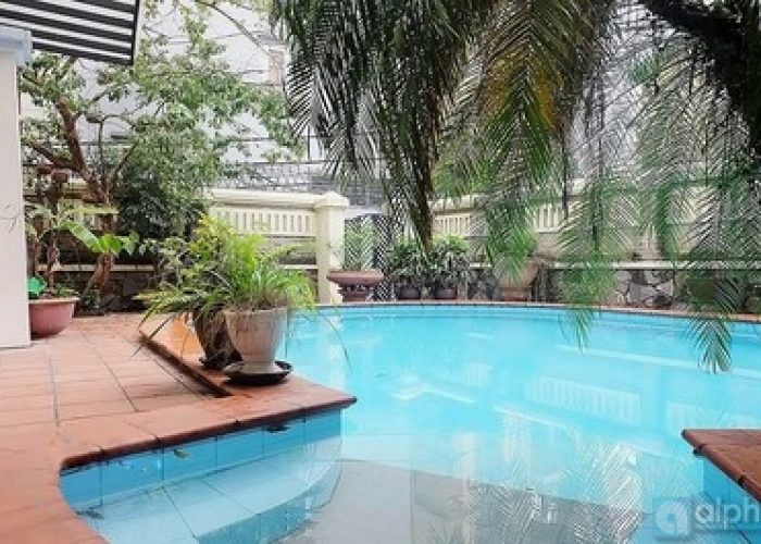 A splendid 4 bedrooms, 3 baths House in Tay Ho with charming Pool
