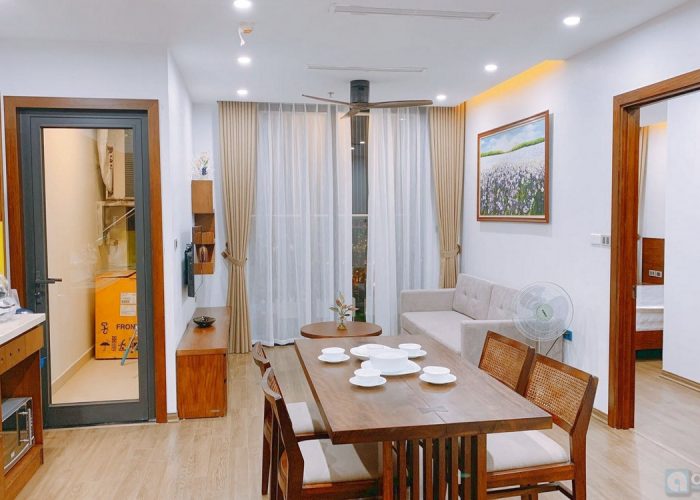 A well-equipped funiture Apartment to rent at Vinhomes Greenbay, Tu Liem