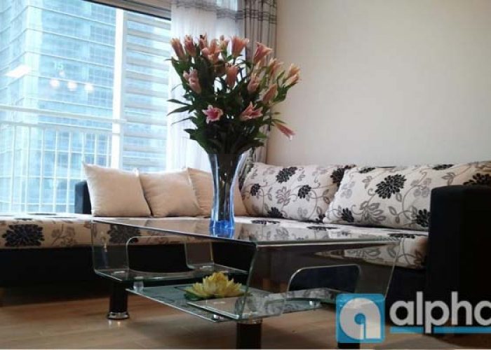 Spacious fully furnished with nice design apartment for rent/lease in Keangnam Landmark