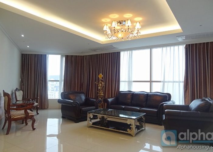 Super luxury apartment for rent in Keangnam Hanoi Tower, Big size, modern furnishing