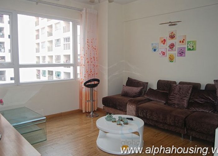 Super HOT apartment for rent in Cau Giay area, two bedrooms with lakeside view