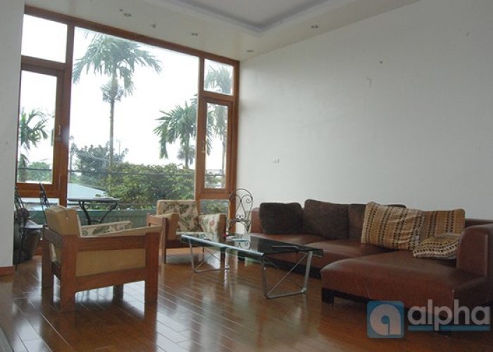 Modern design house for rent in Tay Ho area, 4 bedrooms, garage