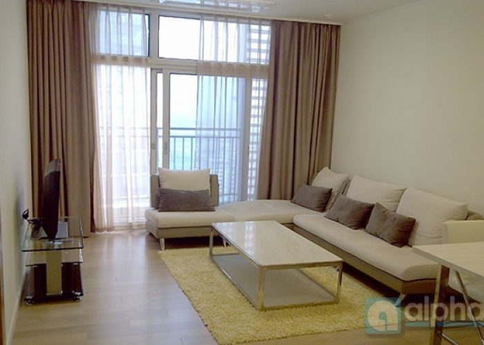 Keangnam apartment for rent in high floor, two bedrooms, two bathrooms