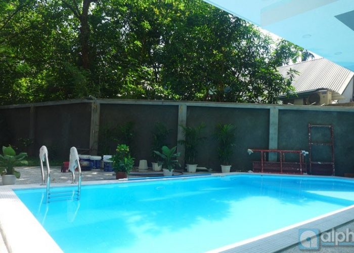 Swimming pool villa for rent in Tay Ho, Ha Noi, brand new