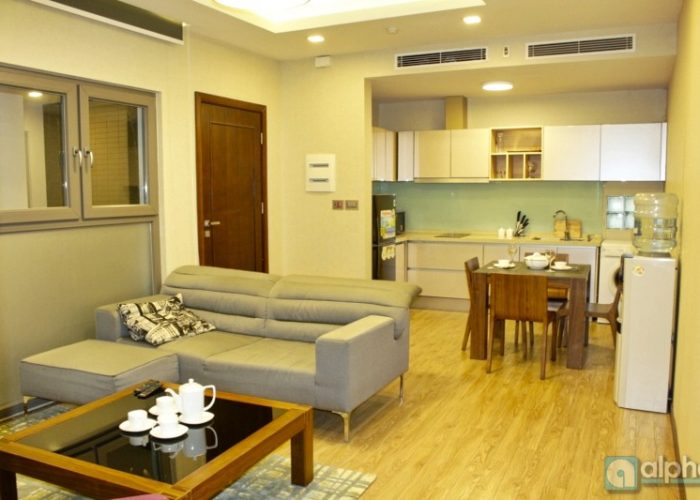 Nice Serviced Apartment For Rent In Ba Dinh, 2 Bedrooms, 2 Bathrooms, Large living room