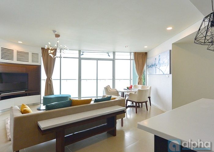 Luxury apartment for rent in Watermark Ho Tay, 3 bedrooms, Lake view