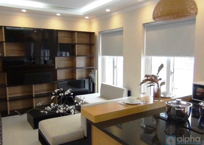 Furnished apartment for rent in Ba Dinh. Moden and bright