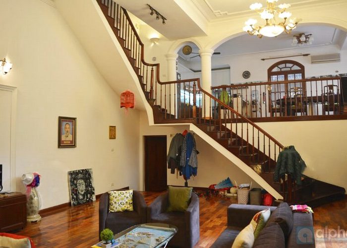 A French Colonial 04-bedroom house for lease on To Ngoc Van str