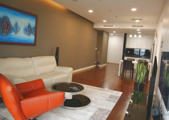 Modern style apartment with 3 bedrooms in Lancaster Hanoi for rent