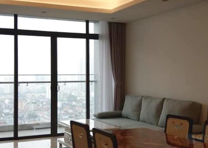 Lakeview with 2 bedroom at Sungrand City for lease in Thuy Khue