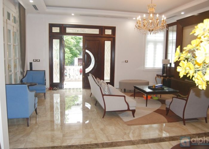 Super luxury villa for rent in Tay Ho, Hanoi