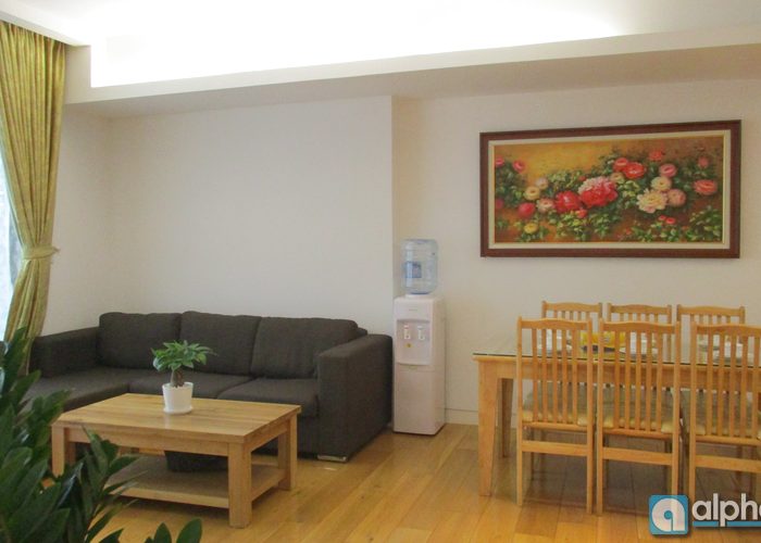 Cool and tidy 3 bedroom apartment for rent in Indochina plaza Hanoi
