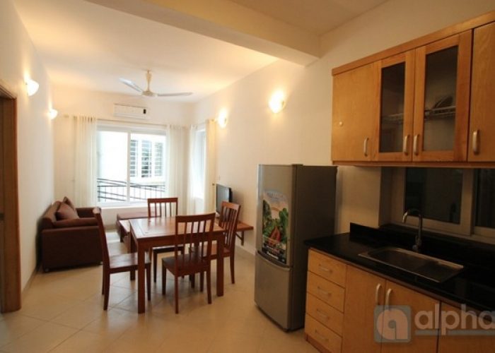 One bedroom apartment for rent in Ba Dinh, Ha Noi.