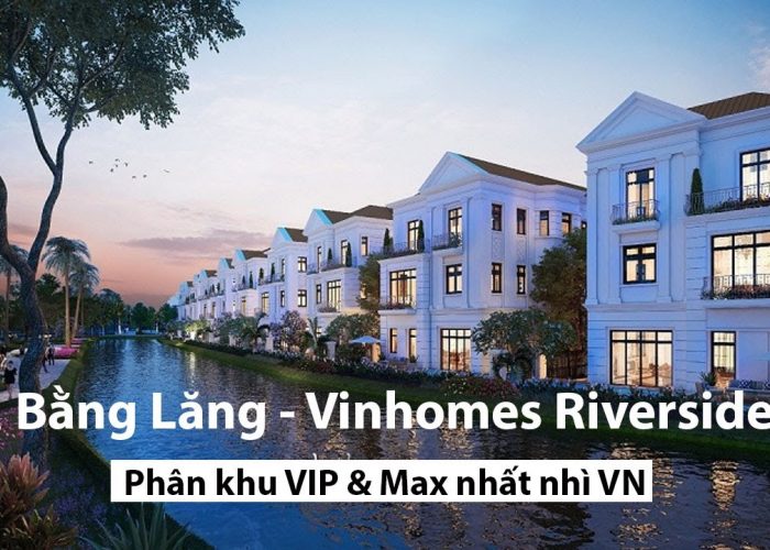 Villas for Rent in Vinhomes Riverside – Bang Lang Area