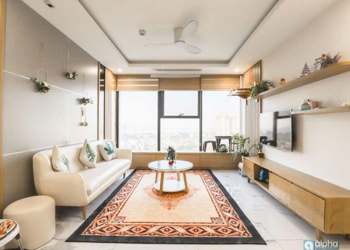 Cho thuê căn hộ 3 phòng ngủ nội thất sángđẹp tại Sunshine City